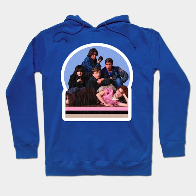 The Breakfast Club, for a Brain, an Athlete, a Basket Case, a Princess, and a Criminal Hoodie by Xanaduriffic